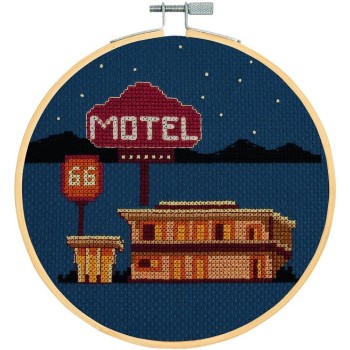Sada na křížkové vyšívání DMC Motel