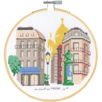 Sada na křížkové vyšívání DMC Paříž