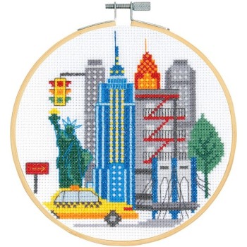Sada na křížkové vyšívání DMC New York