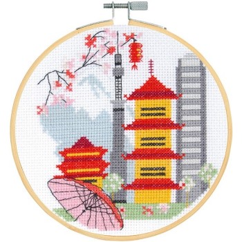 Sada na křížkové vyšívání DMC Tokio