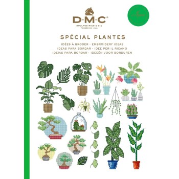 Publikace se 100 vyšívacími předlohami DMC Rostlinné motivy