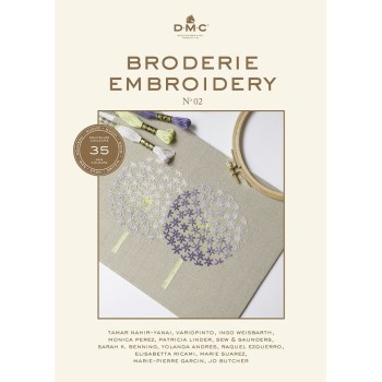 Publikace A4 s 65 stranami vyšívacích předloh DMC 12 projektů od desig