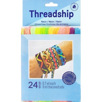 Sada 24 bavlnek PRISM, neonové barvy