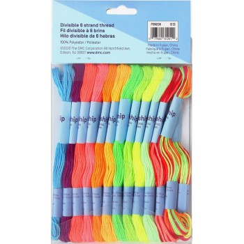 Sada 24 bavlnek PRISM, neonové barvy