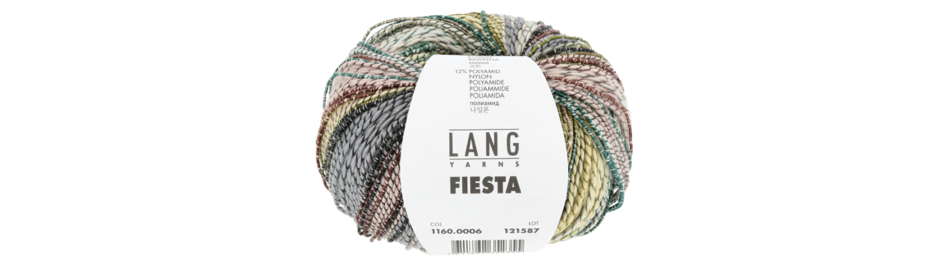LANG YARNS Fiesta – efektní letní příze s třpytem